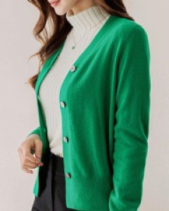 올디브 메리노울100% 고퀄리티 브이넥 니트 가디건