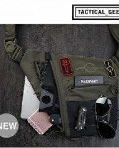 텍티컬긱 캐시 슬링백 티타늄 그린