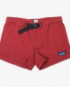 카부 팟초 여성 반바지 레드 러스트