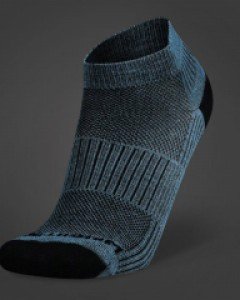 라이트삭 쿨메쉬2 블루 그레이 물집방지 양말(단목)