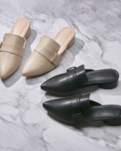 3cm 모던 포인티드토 뮬 리브(CW0026)