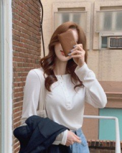 [IF YOU MADE / PUREST] 모어 헨리넥 모달 골지 티셔츠 - 4color