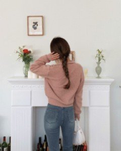 샌프 하찌 카라 니트가디건 - 5color