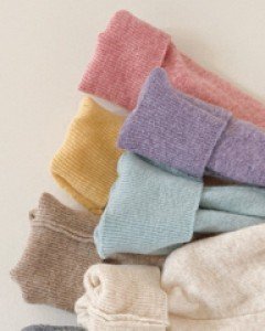 리플 캐시울 브이넥 니트 - 10color