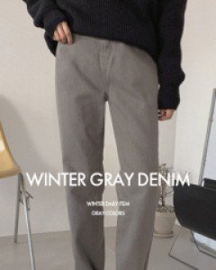 빈티지 스톤 일자 데님 팬츠 - 2color / S,M