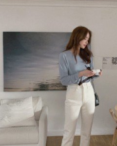 에코 코튼 일자 팬츠 - 3color / S,M,L