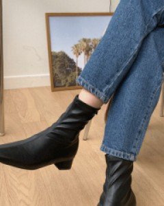 데일리 베이직 앵클 부츠