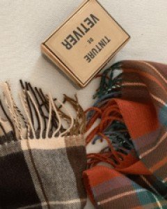 솔트 타탄체크 머플러