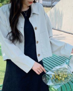 이스트 와샤 세미크롭 자켓 - 3color