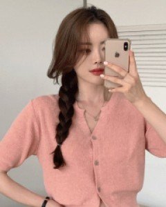 위브 린넨 하찌 니트가디건 - 5color