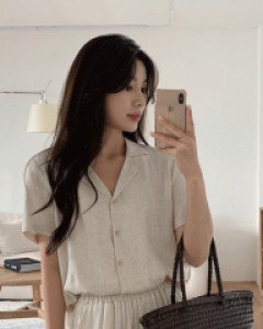 노즈 내츄럴 린넨 셔츠 - 3color