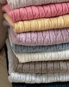 유니 라운드 울 케이블 반팔 니트 - 12color