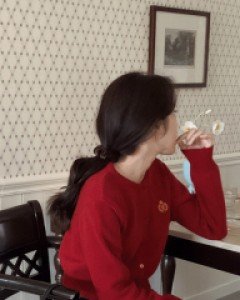 라미 골드 자수 가디건 - 4color