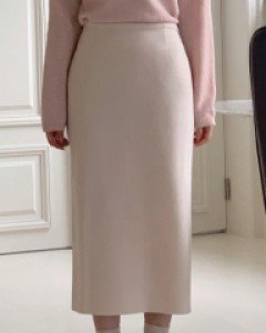 더즌 기모 니트 스커트 - 4color