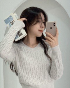 피츠 카라브이넥 케이블 니트 - 5color