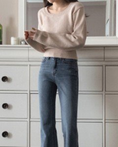 페니 기모 부츠컷 데님팬츠 - S,M,L