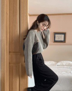 메이크 골드버튼 기모 슬랙스 - 3color / S,M,L