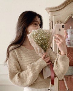 보나 브이넥 크롭 니트 - 5color