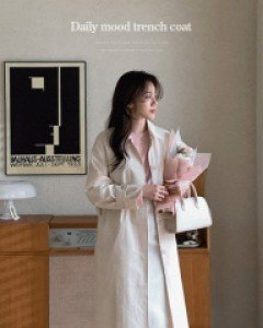 노튼 싱글 트렌치코트 - 3color