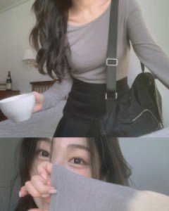 [Made] 온드 여리핏 양면 U넥 티셔츠 - 5color