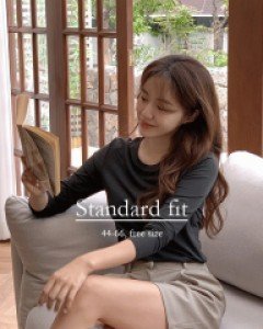 [단독기획]  나스 쫀쫀 스판 베이직 라운드 티셔츠 - 4color