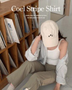 코엘 스트라이프 셔츠 (세미루즈핏) - 6color