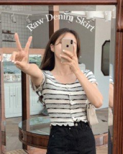 디토 생지 미니 스커트 - 2color / S,M