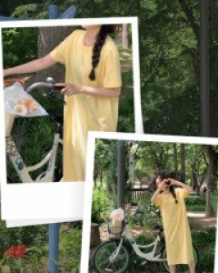 [Made] 플랜 이지 코튼 원피스 - 3color