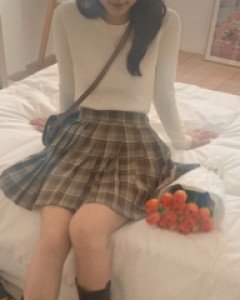 [Made] 레바 베이직 라운드 골지 니트 - 4color