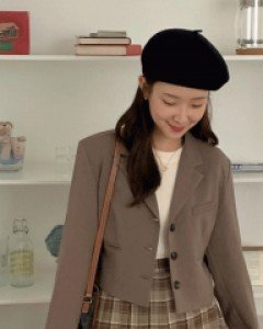 티라미수 체크 플리츠 미니 스커트 - 2color