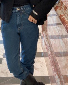 아톰 레귤러 일자핏 데님 팬츠 - 3color / S,M,L