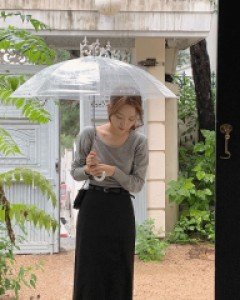 에펠 벨트 H라인 롱 스커트 - 3color / S,M