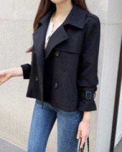 (베스트 주문폭주)뉴엔 트렌치 숏자켓 (사방스판)(루즈핏)5차분완판