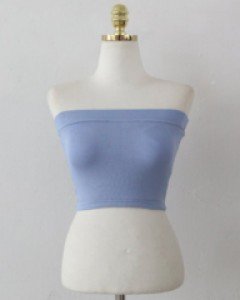 그레이든 크롭 튜브탑