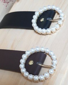 써클 진주 벨트
