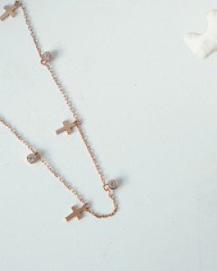 GD21/러브디넛 레이어드 골드목걸이(14K)공장직영