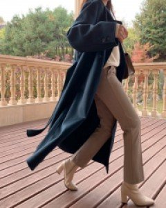 (4일간 할인가)헤이즈 핸드메이드 울 롱코트 (울80%)(가볍고 따뜻한소재)주문폭주