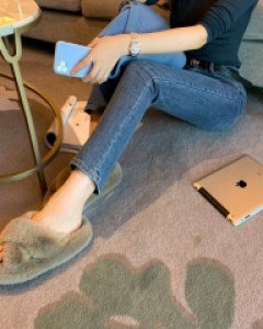 찹쌀떡 히든밴딩 기모 반하이 일자 데님팬츠 (S,M,L,XL)