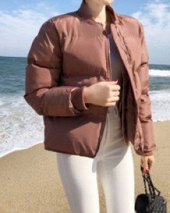 스노우 웰론숏패딩(웰론100%)