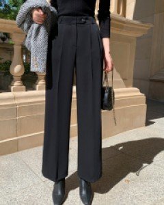 헤리쉬 데일리 투핀턱 비죠 와이드 팬츠(S,M,L)