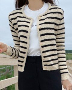 파리 스트라이프 가디건 (활용도200%)