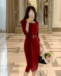 로아르 7부 하트넥 벨트세트 롱원피스 (S/M/L)-벨트셋트구성♥