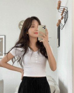 또또 크롭 스판골지티-4color, 부드럽게 내몸에 착!-골지스판으로 쫙~~ 아주 편해요! - 스타일티바
