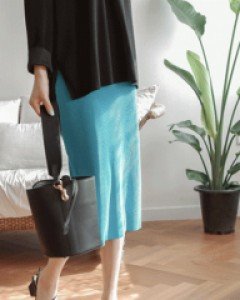 샤이걸 플리츠스커트_F(44~66)-처음그대로, 세련되게 입을 주름스커트 - 스타일티바