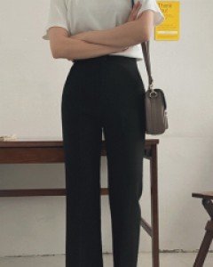 크로커 도톰 부츠컷슬랙스_S,M,L,XL-4color, 군살제로 롱다리슬랙스-담백한 분위기의 컬러추가!-바디실루엣이 정말 예뻐요~강추 - 스타일티바