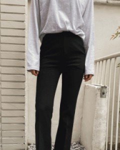 스페이 밴딩 부츠컷슬랙스_S,M,L,XL-3color, 스판 슬림슬랙스-완벽한 비율~ 데일리슬랙스-베이지S만가능~ - 스타일티바
