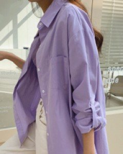 크레용 스탠다드 셔츠-6color, 매력만점 파스텔셔츠-롤업으로, 아우터 남방도 ok - 스타일티바