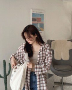 유디 데일리 체크남방-2color, 모던빈티지 체크셔츠-멋스럽게 가볍게~ - 스타일티바