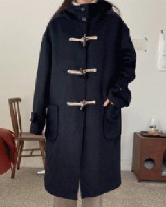 4온스누빔 울 떡볶이코트-2color, 세련된 떡볶이코트-후드라인으로 더 따뜻하게-4온스 누빔안감 포근가득! - 스타일티바