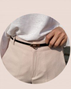 페리코 고리가죽벨트-고급스럽게 잘 만든 가죽벨트-다양한 코디에 함께해요~ - 스타일티바